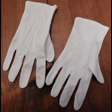 Gloves White Cotton